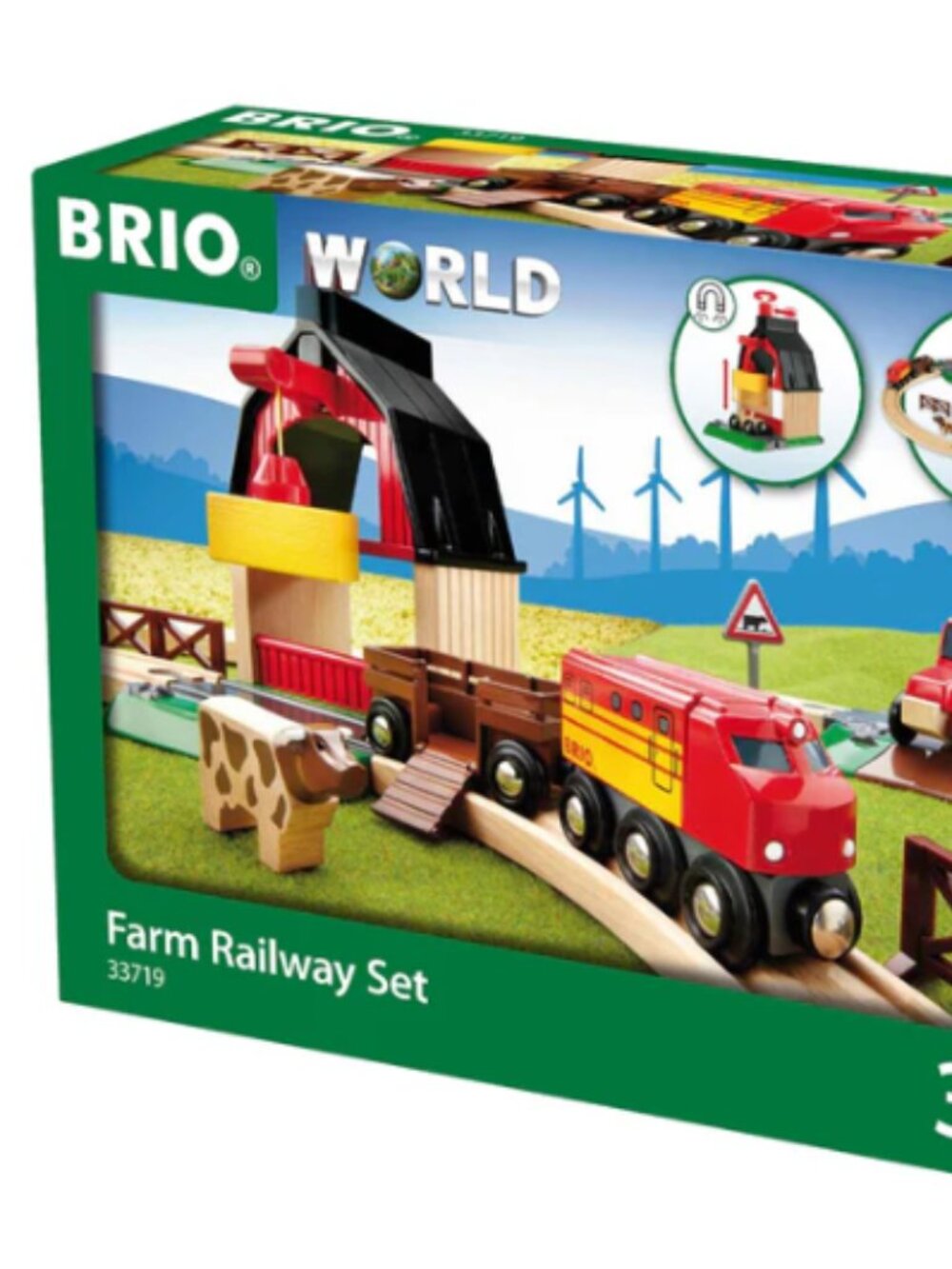 Brio Farm Railway Set 33719 Brand New from Factory Case